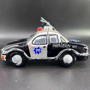 Maker's Holiday Police Car Christmas Tree Ornament Holiday Decoration 2016 NWT